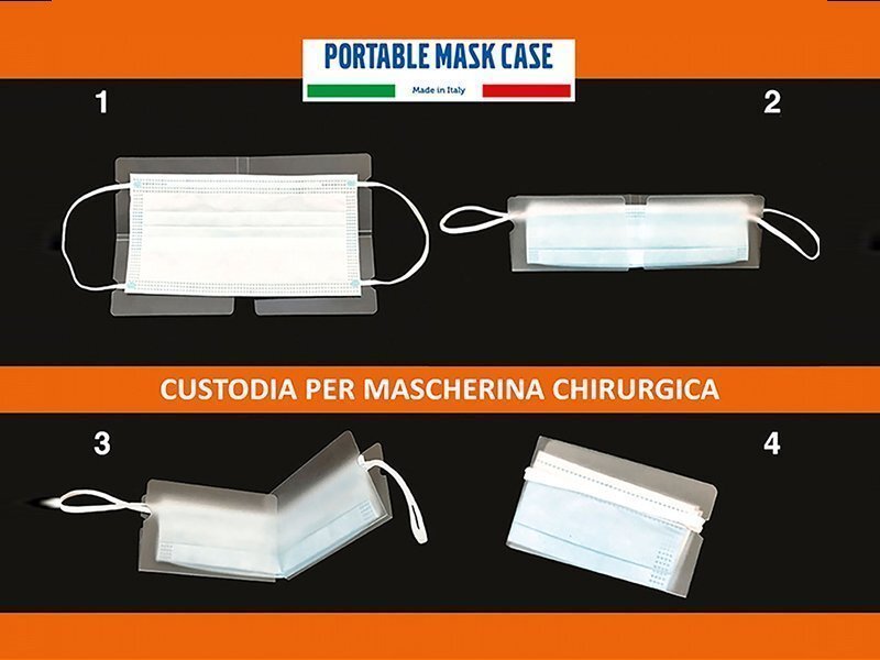 Portable Case Mask - Porta mascherina chirugica - Custodia mascherina