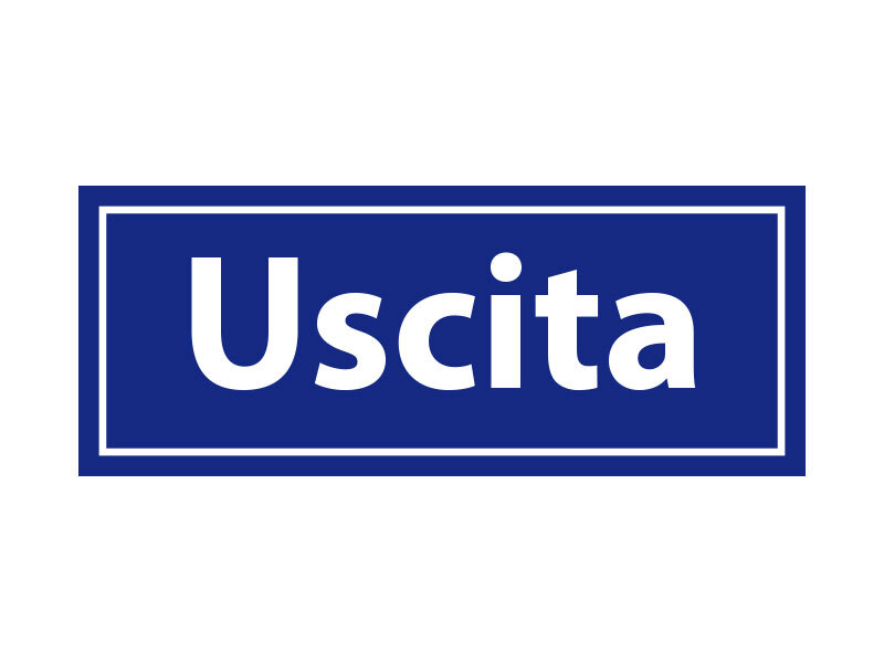 Adesivi da pavimento uscita - Emergenza Coronavirus