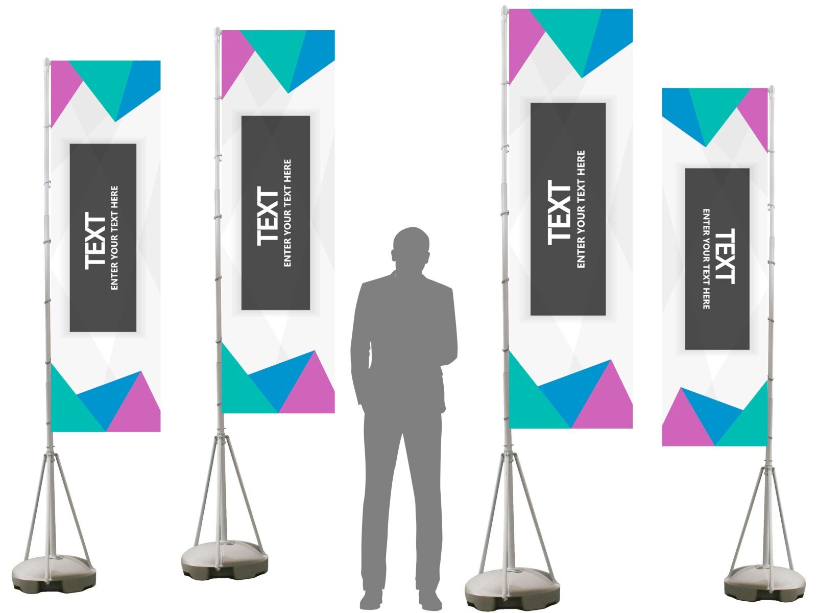 stampa bandiere pubblicitarie Flag Display - Siglaprinting. it